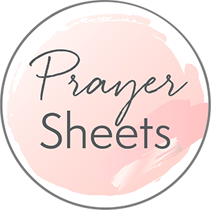 how can I pray for my kids - prayer sheets