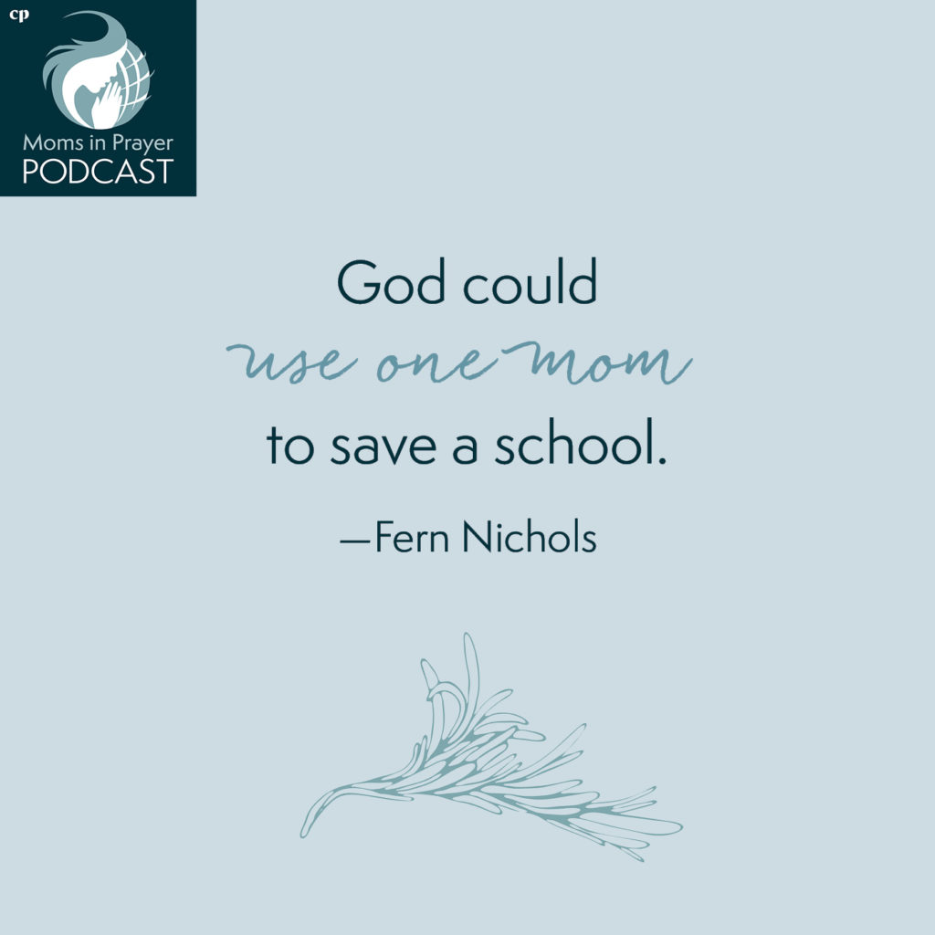 God could use one mom to save a school