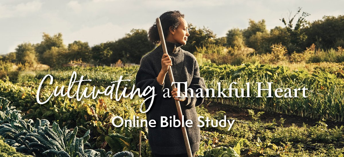 Summer women's online bible study 2022. Thankful Heart.