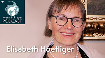 Elisabeth Hoefliger, Moms in Prayer Regional Coordinator for Eastern Switzerland.