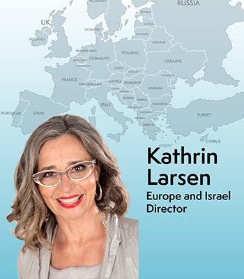 Kathrin Larsen Europe Director Moms in Prayer International