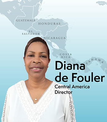 Contacta con la líder de Centroamérica Diana de Fouler, Madres Unidas Para Orar.