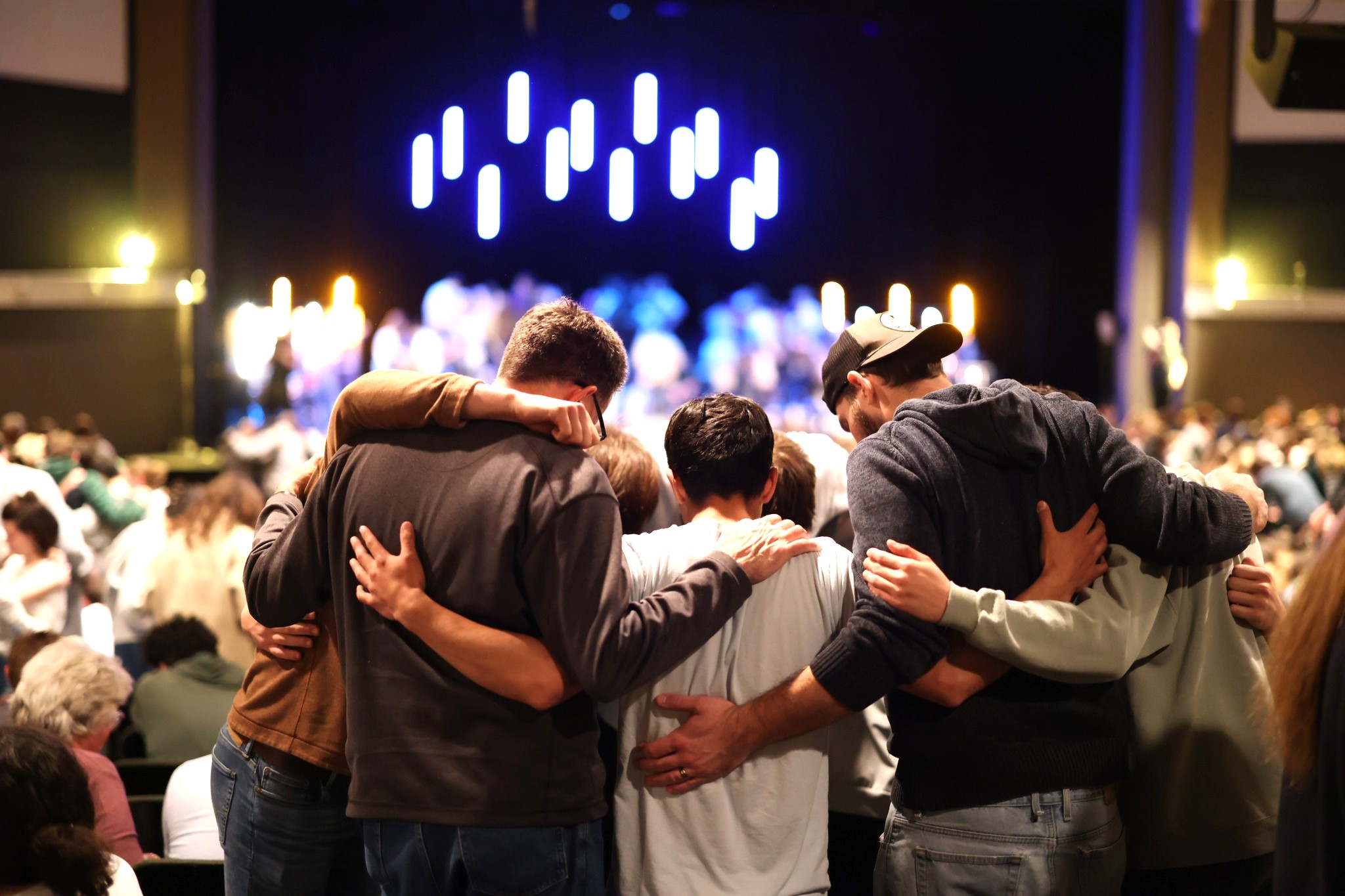 college students seek God in prayer