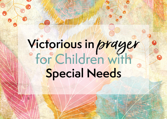 Praying for a child with a disability